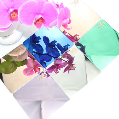 Goede prijs. 304 316 Kwaliteit Spiegel Gepolijste Roestvrijstalen Plaat No.8 Spiegel Afwerking Decoratieve Bekleding online