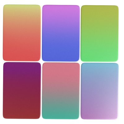 Un buen precio. Panel Metálico Gradiente Resistente a la Intemperie con Efecto Metálico Iridiscente para Señalización Exterior en línea