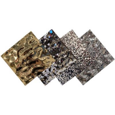 Good price Thin Lightweight Steel Water Ripple Sheet For Ceiling Decor Custom Length online