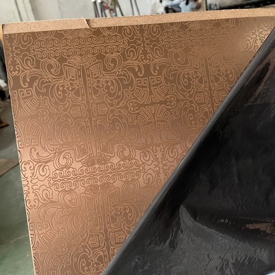 Good price Custom Designed Etched Stainless Steel Plates Anti Corrosion For Furniture Decoration online