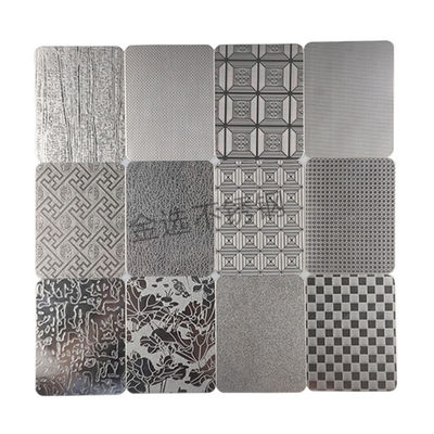 Un bon prix. Plaque d'acier miroir gaufrée diamant densité personnalisée pour fond de téléviseur et mur d'entrée en ligne