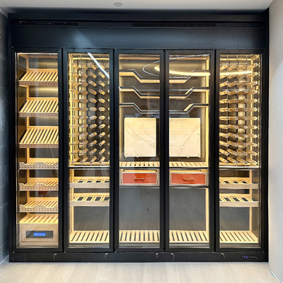 Good price Modern Stainless Steel Thermostatic Wine Cabinet Humidity Control For Living Room online