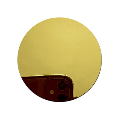 Good price 4x8ft Mirror Stainless Steel Sheet Titanium Gold Plate Anti Scratch For Hotel Decoration online