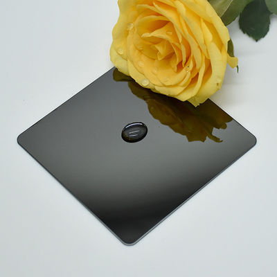 Goede prijs. Zwarte Titanium Spiegel Roestvrijstalen Plaat Corrosiebestendig Voor Keukenachterwanden online