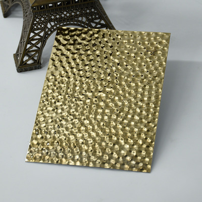 Good price Checkerboard Design Embossed Stainless Steel Plate Rust Resistant For Building Facades online